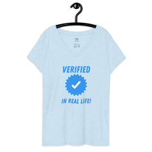 Load image into Gallery viewer, Verified In Real Life V-Neck Tee