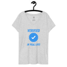 Load image into Gallery viewer, Verified In Real Life V-Neck Tee
