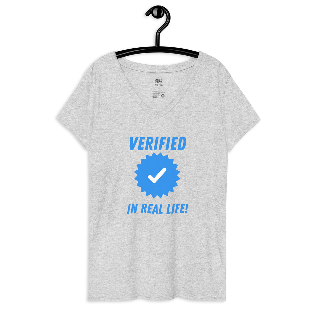 Verified In Real Life V-Neck Tee