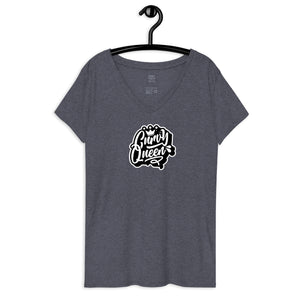 "Curvy Queen" V-Neck Tee