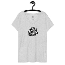 Load image into Gallery viewer, &quot;Curvy Queen&quot; V-Neck Tee