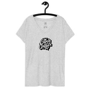 "Curvy Queen" V-Neck Tee